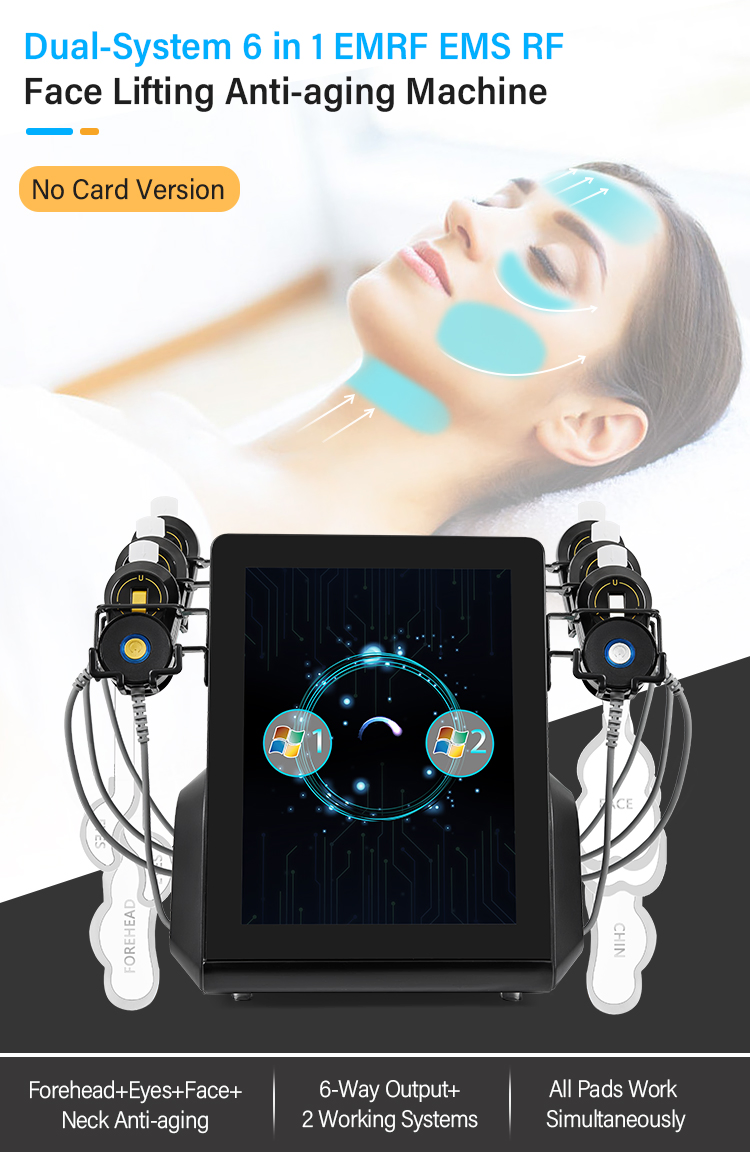 PE Face Microcurrent EMS Muscle Stimulate Machine Home Use Lifting Facial RF Skin Tightening EMS Machine