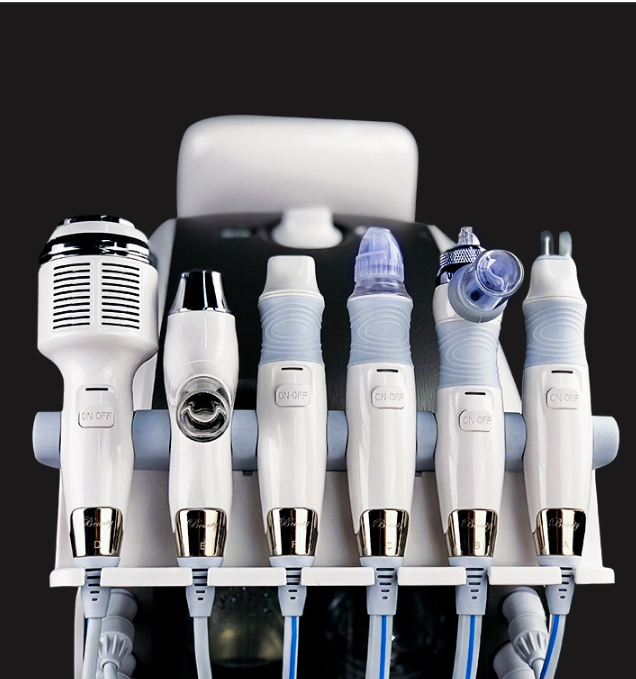 Multifunction 6 in 1 RF Bipolar Oxygen Hydra Water Dermabrasion Facial Machine for Skin Care