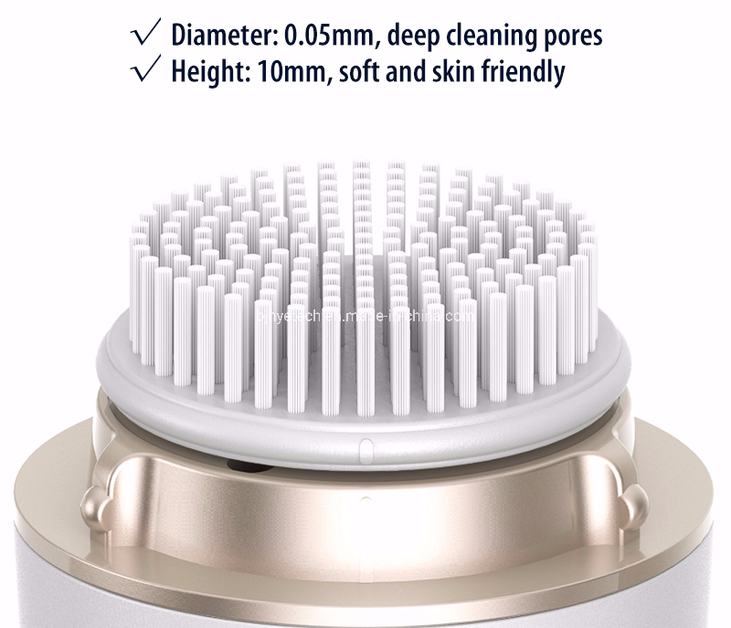 Electric Facial Cleansing Brush Silicone Sonic Face Cleaner Deep Pore Cleaning Skin Massager Face