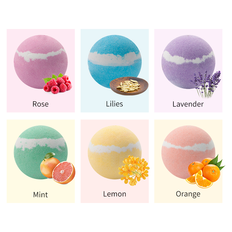 Custom Private Label Bath Fizzer Fizzy Organic Bath Bomb Toys Inside Kids Bath Bomb Gift Set