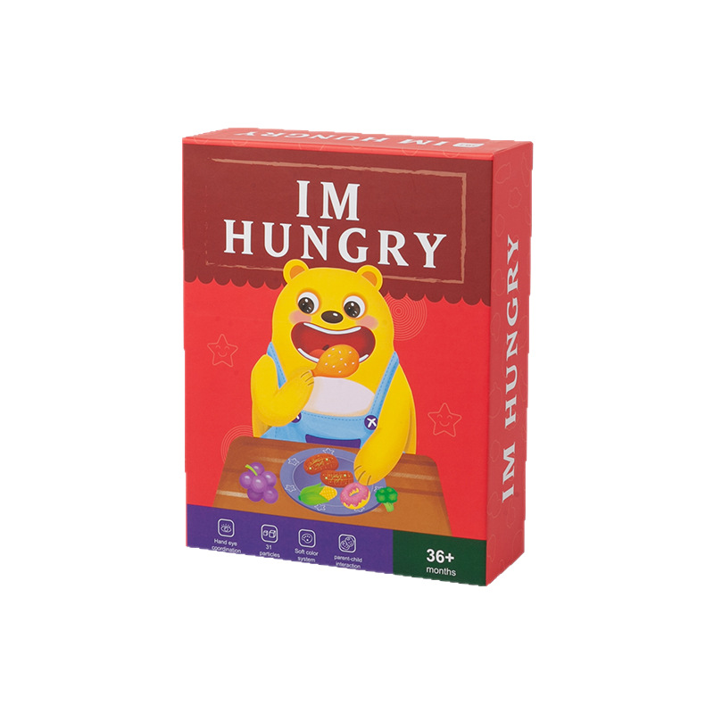 Montessori-Inspired Paper Educational Toys Kindergarten Feeding Games for Babies' Fine Motor Skills Training