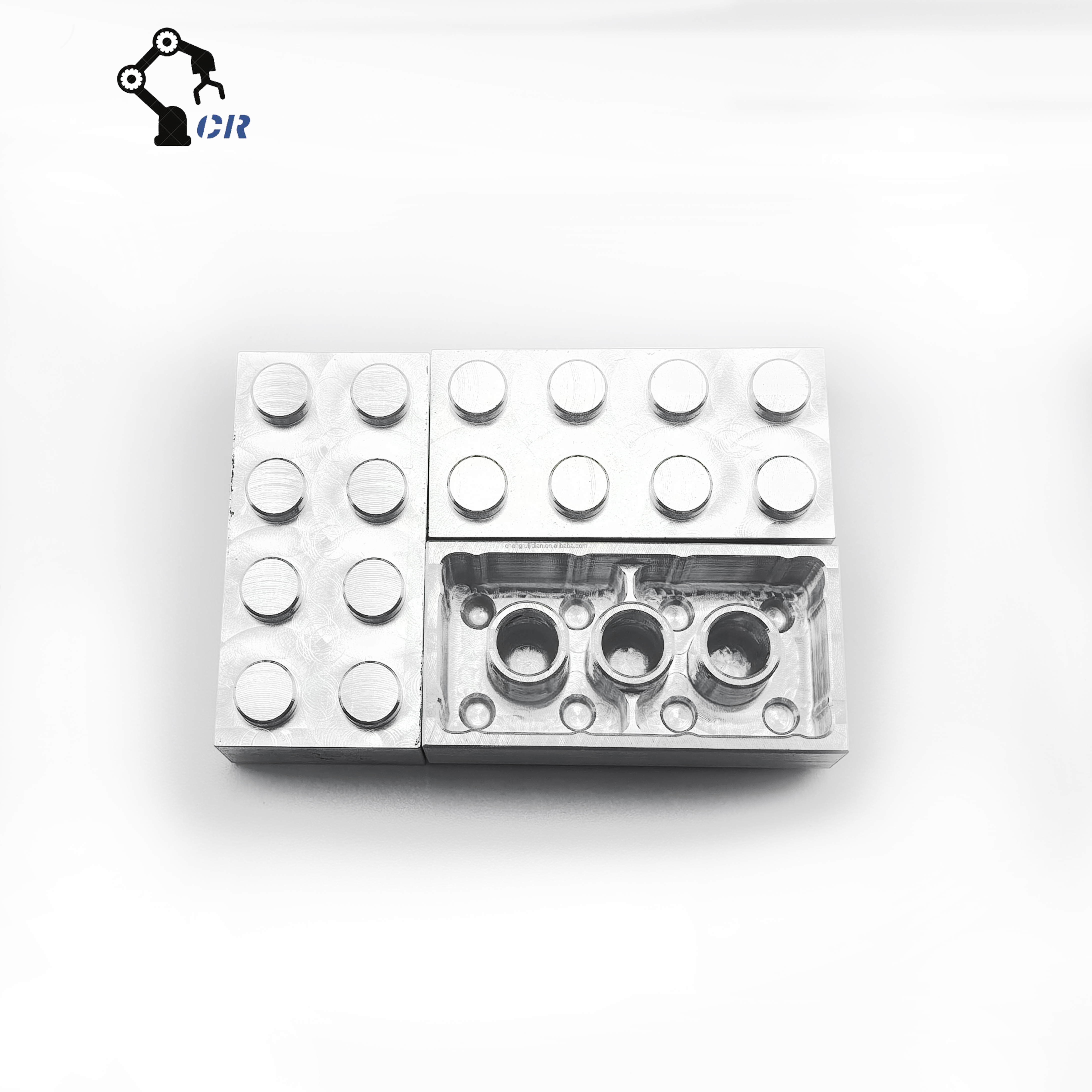 CNC Machined Aluminum Alloy Building Blocks - Custom Metal Block Parts, High-Precision CNC Milling Toy Accessories