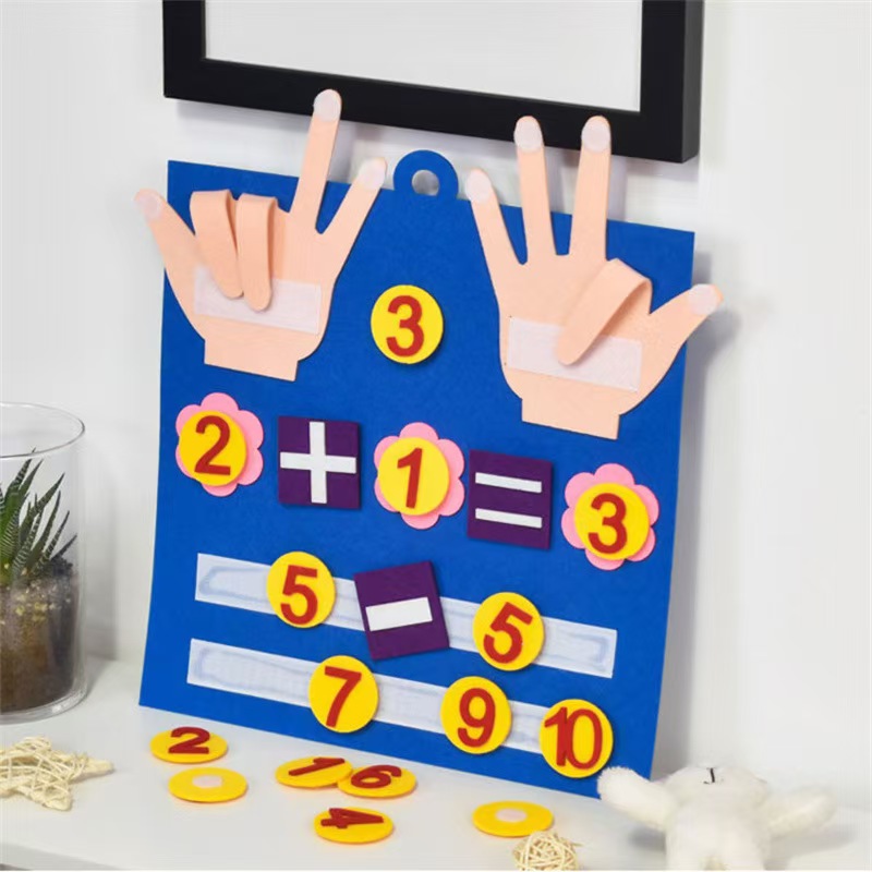 Preschool educational felt package