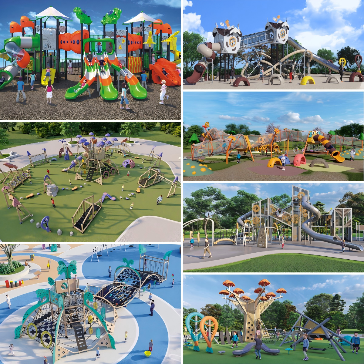 High Quality Plastic Customized Rotational Molding Rotomolding Playground Toys