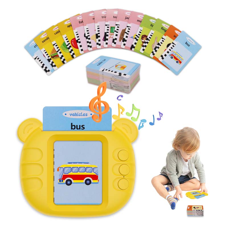Customizable Language 112-Card/Word Talking Flash Cards Early Education Learning Machine For Toddlers And Kids