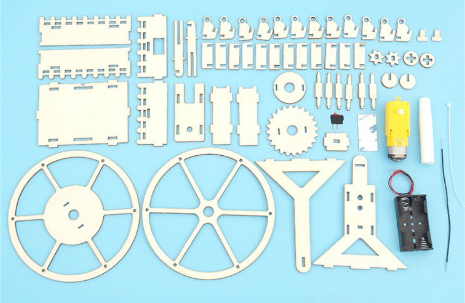 Ferris Wheel Kit Children′ S DIY Stem Creative Scientific Programming Technology Learning Wooden Educational Toys