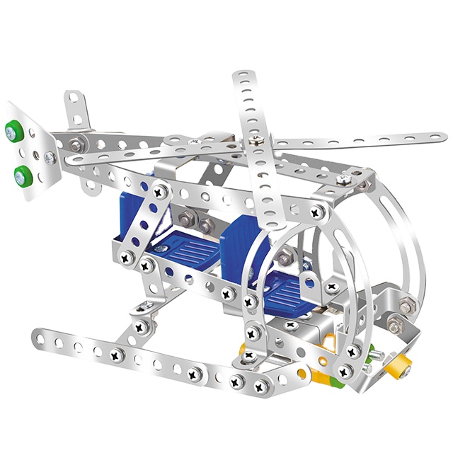 STEM Metal Puzzle Assembly Kit Toys Educational Intelligence 3D Building Block Assemble DIY Engineering Vehicle Shantou Toy