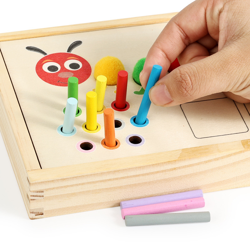 New Arrival Children's Math Early Education Teaching Aids Set Kindergarten Creative Caterpillar Learning Box Toy
