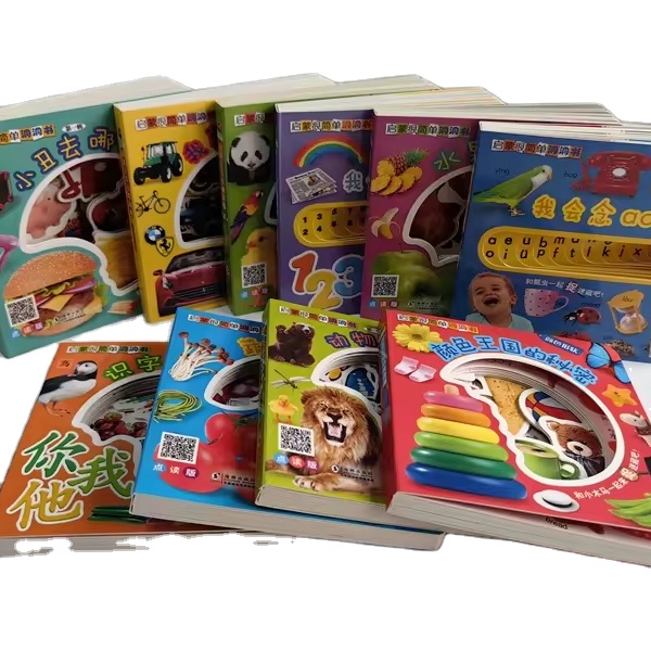 Hot Selling OEM Kids Baby Funny Storybook Printing Education 3D Pop Up Cartoon Animal Hard Cover Perfect Binding Board Book