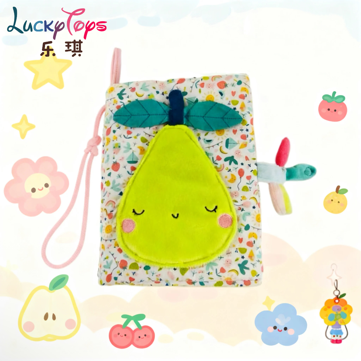 Preschool Cloth Book Early Educational Toy Washable Baby Cognitive Enlightenment Game for Toddlers