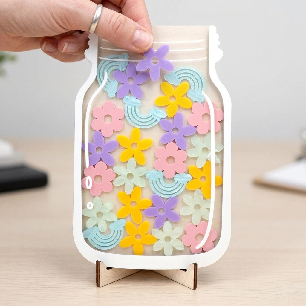 Custom Personalized Acrylic Reward Jar | Classroom Management Tool | Kids Behavior Chart | Mason Jar Token Jar 2026
