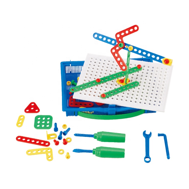 POTENTIAL Factory Custom High Quality Educational DIY Toys for Kids Tools and Board Set for Developing Fine Motor Skills QL-010(C)