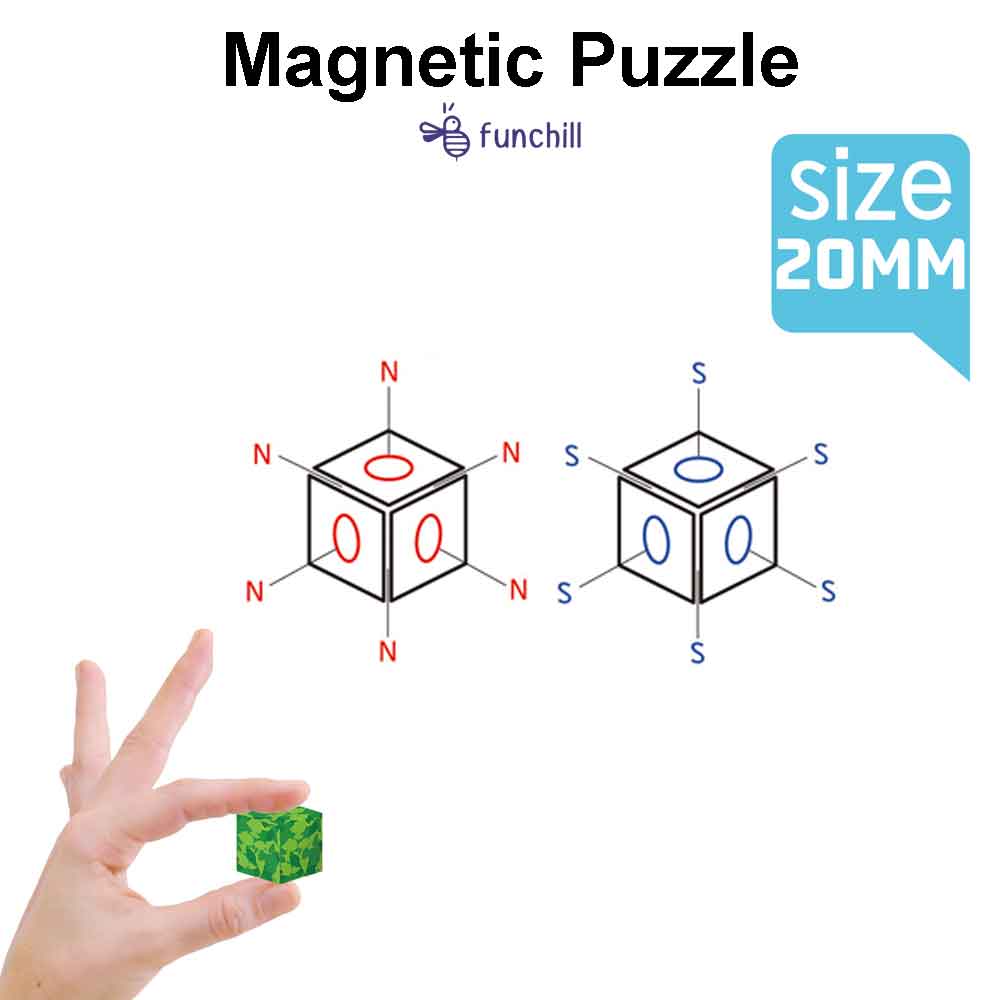 3D Sensory Toys STEM Montessori Block Kids Educational Animals Magnetic Puzzle for Kids Learning