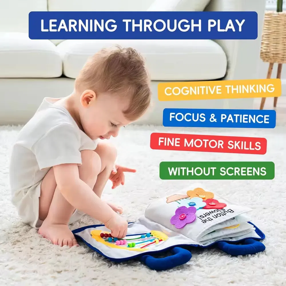 Educational Cloth Busy Book
