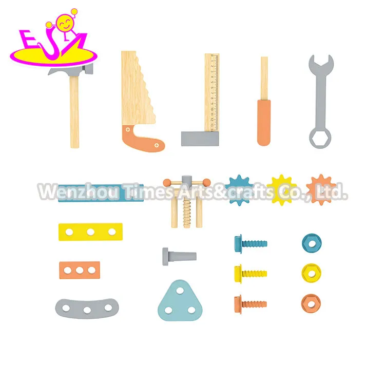 Ultimate Wooden Tool Box Toy Interactive Gears, Locks &amp; Creative Play for Kids Stem Learning Adventure W03D251