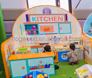 Colorful Themed Role Play House for Kid Amusement Park and Educational Learning Experiences