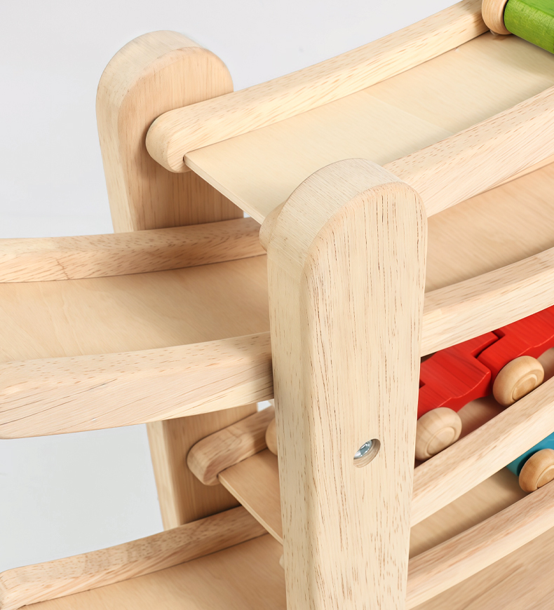 Wooden Ramp Racer Car Track Educational DIY Juguetes Carros Oyuncak Kids Play Items Plaything Kiddie Children Games Montessori Novice Magnetic Teaching Toys