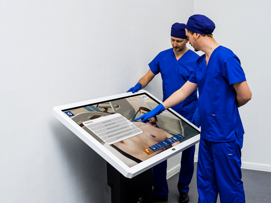 LEONARDO VR Silicone Virtual Patient Touch Table Anatomical Model For Medical Training