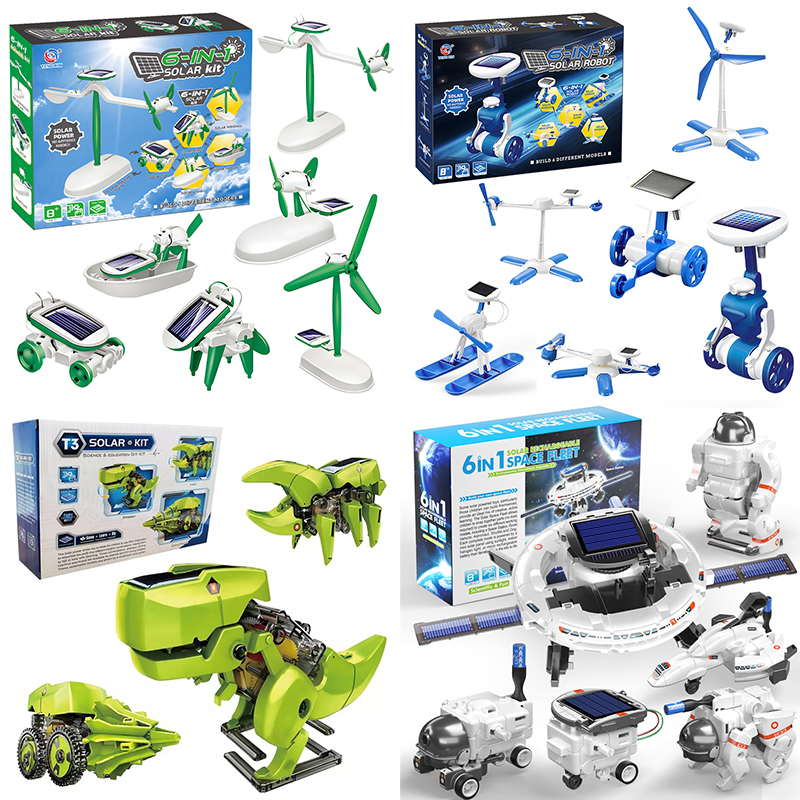 Top Selling Solar Powered Experiment Kit Assembling Educational Science Robotic Car Toys Set Diy Stem Solar Toys for Kids Gift