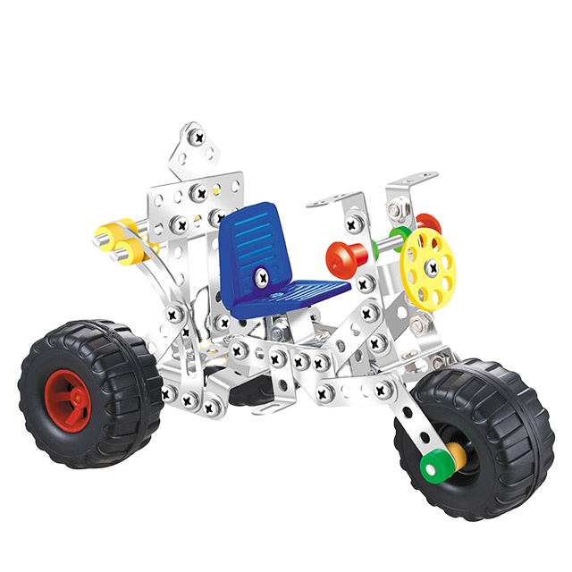 STEM Metal Puzzle Assembly Kit Toys Educational Intelligence 3D Building Block Assemble DIY Engineering Vehicle Shantou Toy
