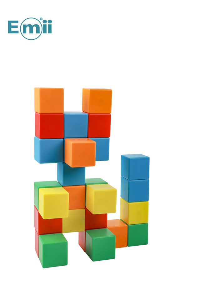 Emii Stem Educational Toys Magnetic Building Blocks Amazon Hot-Sale Magnetic Cubes for Kids