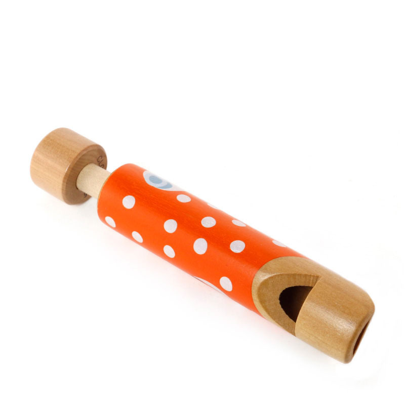 Hot Sell Orff Solid Wood Push-Pull Flute Cartoon Style Bass Wooden Children's Music Toy for Kids Toddler Boys &amp; Girls Wholesale