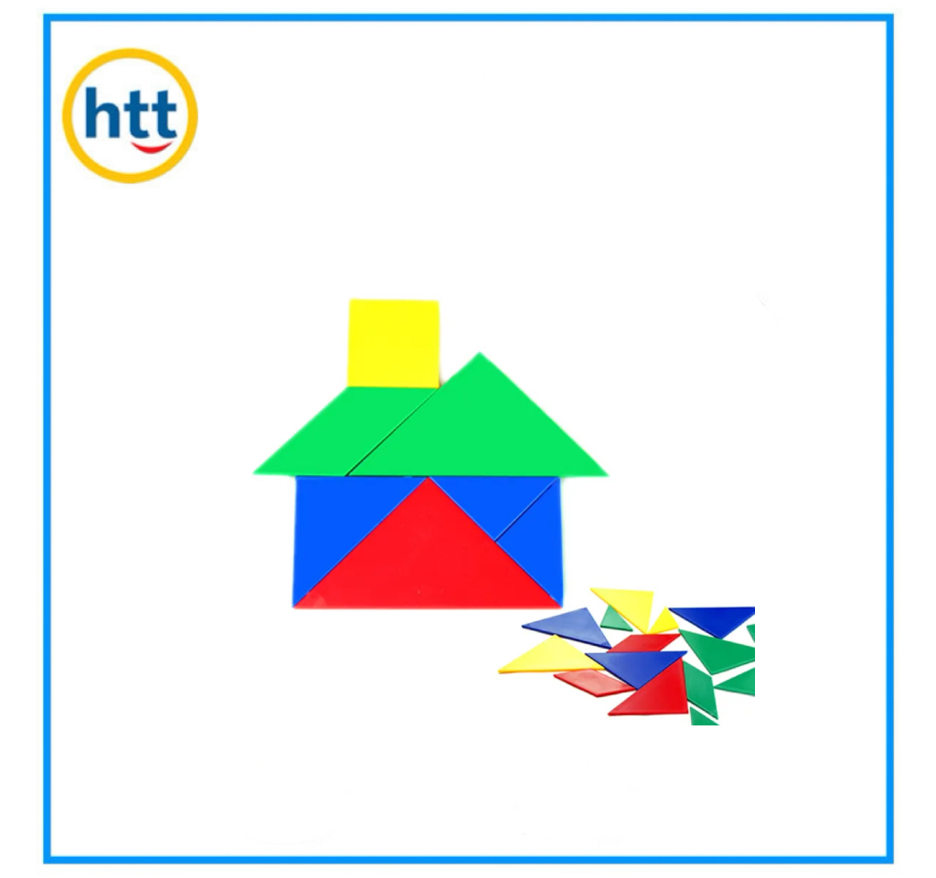 Tangrams Set Learning Educational Toys Plastic Puzzle Kids Learning Toys