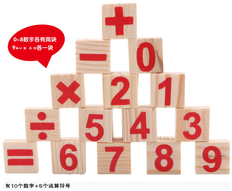 Kids Wood Mathematics Toy Gallery 6