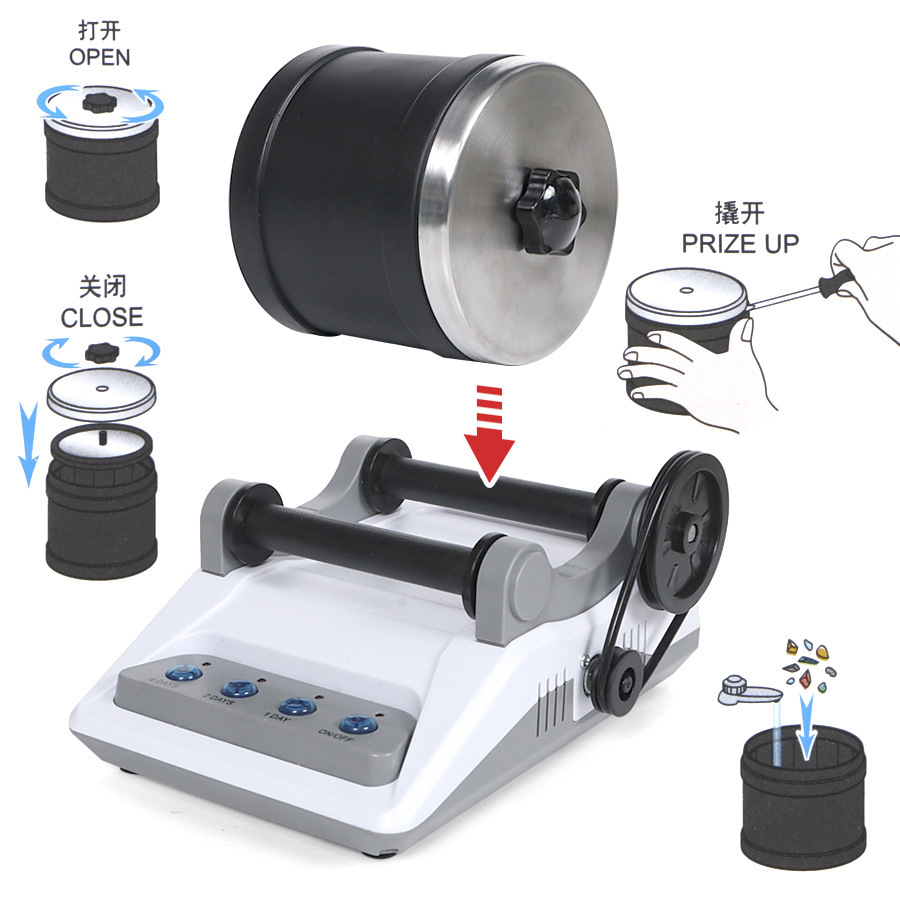 Kids DIY Gem Polishing Machine Science Experiment Educational Toy