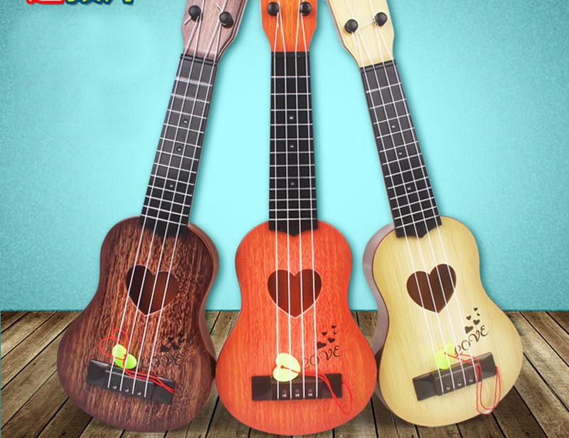 Multi Colors Simulation Ukulele Children's Simulation Guitar Can Play Enlightenment Puzzle Instrument Music Toy