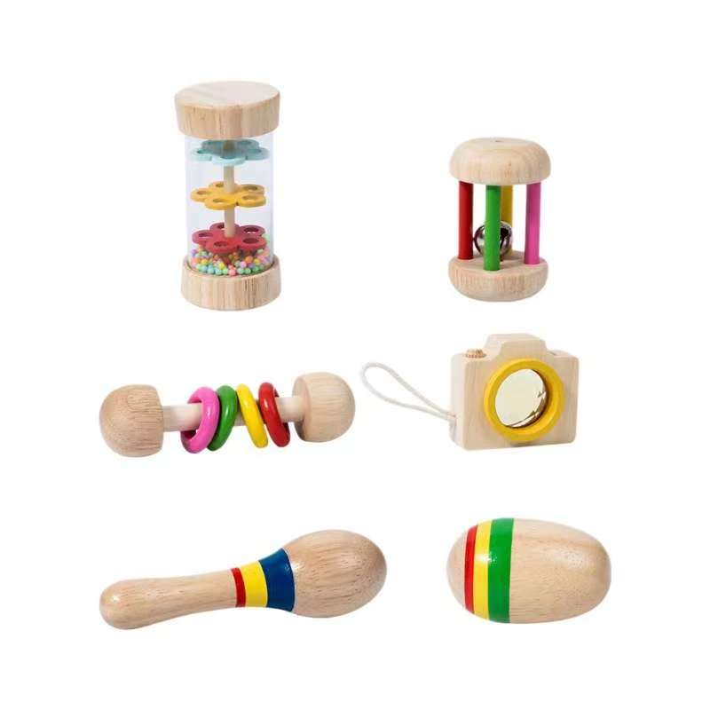 Montessori Wooden Baby Toy Set Sensory Learning Toys for Toddlers