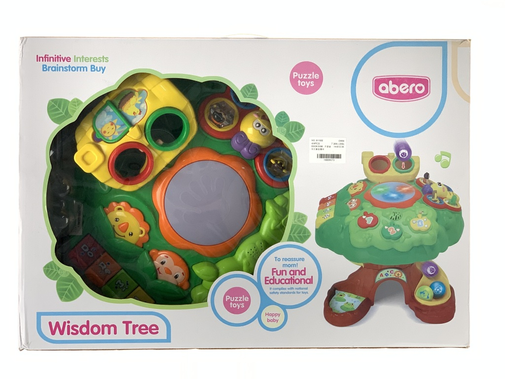 Hot Sale Early Learning Toys Educational Battery Operated Musical Multifunction Baby Wisdom Tree Toy