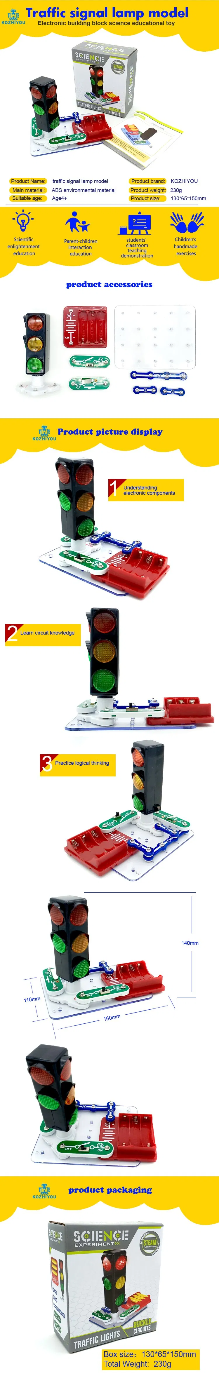 Kids Stem Studying Electronic Educational Gift Toy Bricks