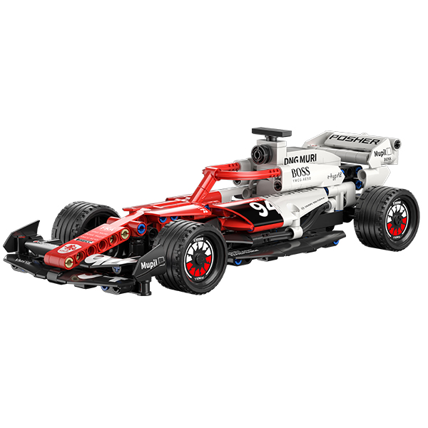 Customized 276pcs 1:18 Educational Toy ABS Material Building Block Game F1 Racing Car (Pull Back) Transportation Theme