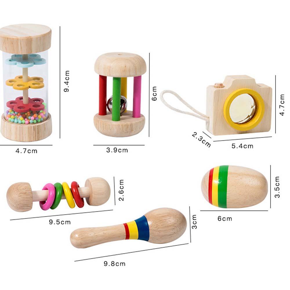 Wooden Music Toys Set of 6