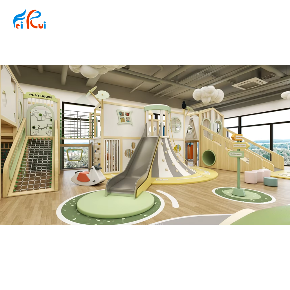 Certificated Kids Fun Land Soft Kids Indoor Playground Equipment For Children With Adventure Maze Systems For Cafe House