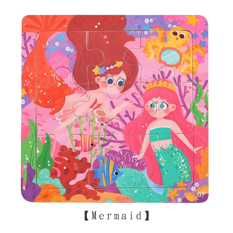 Children's Wooden Jigsaw Puzzle Detailed View