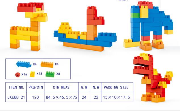 60PCS Building Blocks Early Learning Toys for Toddlers 1.5-3 Years Old