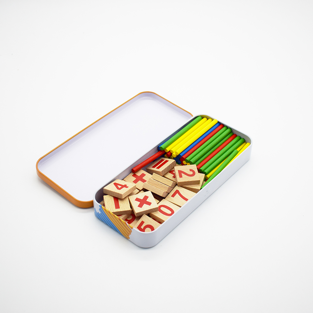 Numbers Math Counting Toy Addition Subtraction Multiplication Division Mathematics Wooden Math Counting Sticks Toys