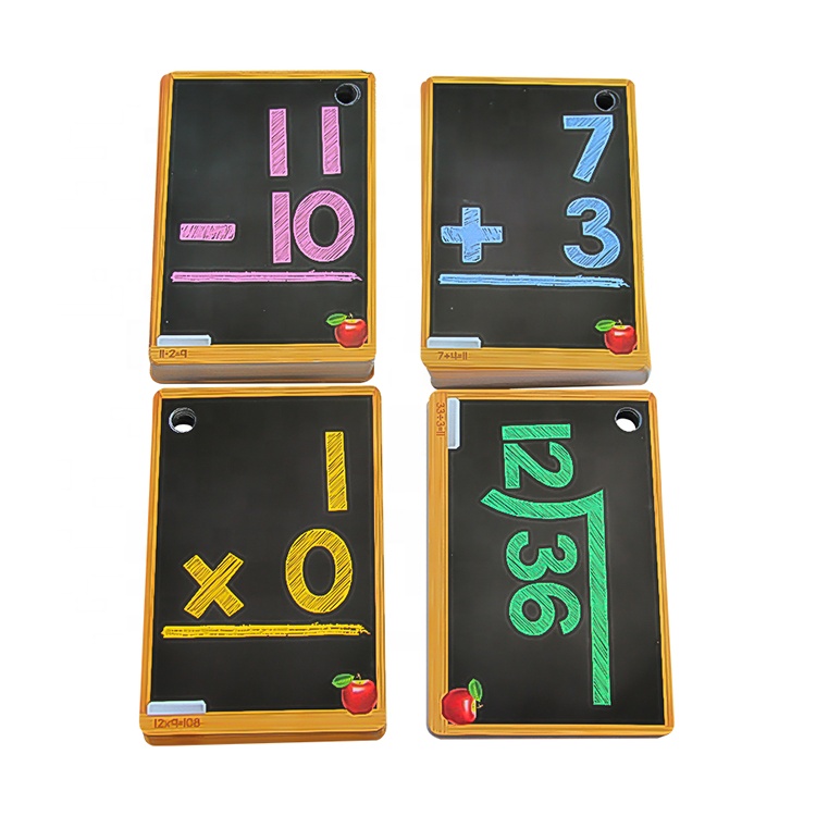 Custom Printed English Number Flash Cards/Cognitive Cards Math Learning Paper Educational Toys Game Card For Kid
