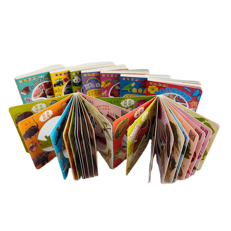Hot Selling OEM Kids Baby Funny Storybook Printing Education 3D Pop Up Cartoon Animal Hard Cover Perfect Binding Board Book