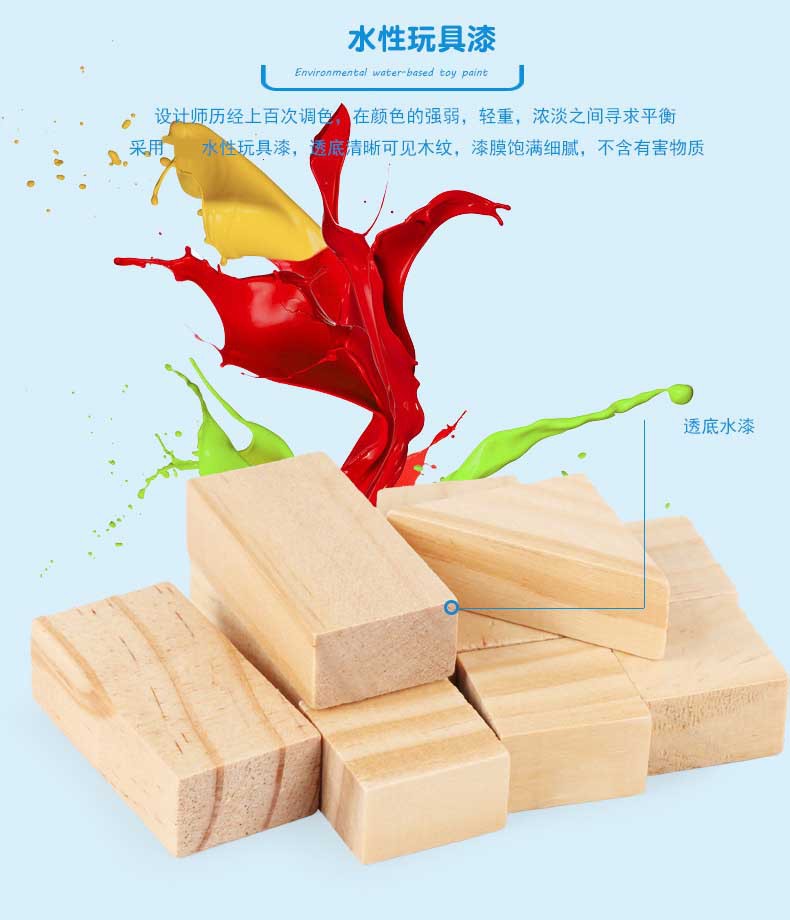Children's Educational Construction Toy 162-Piece Natural Wood Color Building Blocks City Theme Shape Recognition 0-24 Months