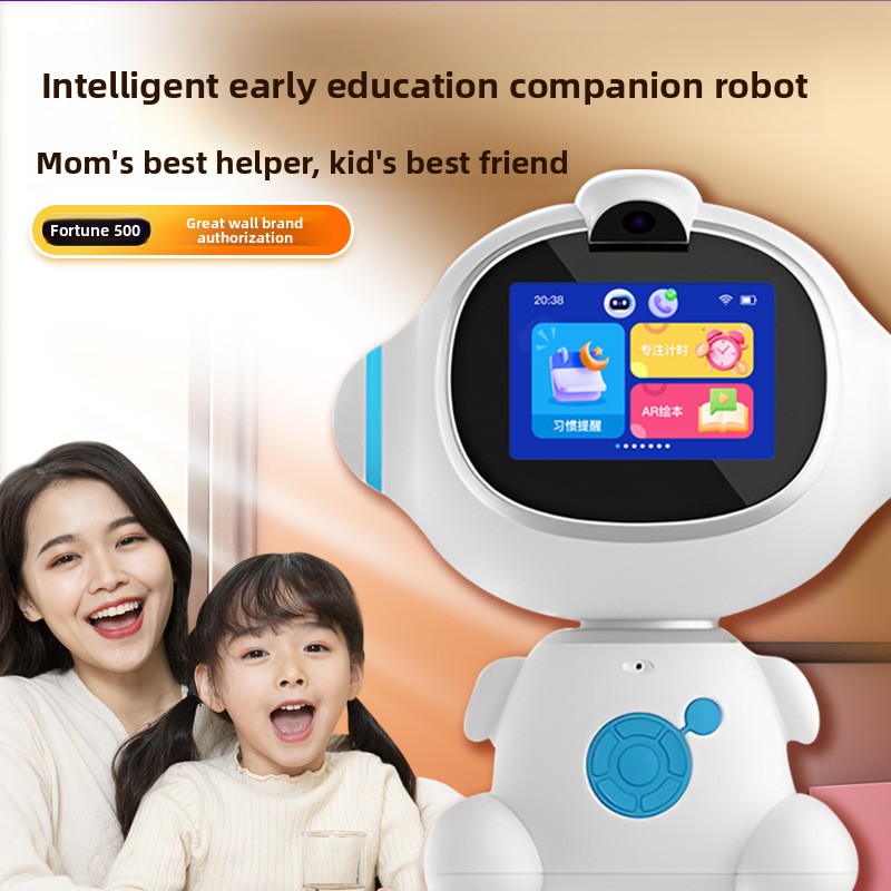 Early Education Robot Enlightenment Children LCD Screen AI Voice Interactive Learning Intelligent Customized 2026 8GB Storage