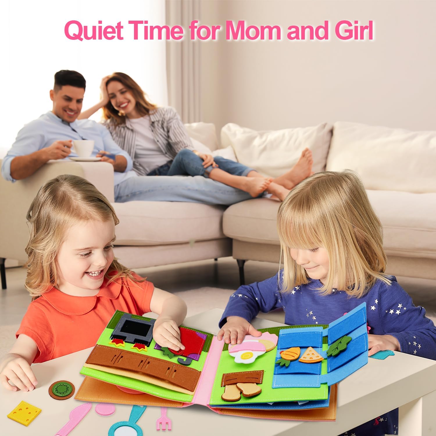 Montessori busy book travel activity
