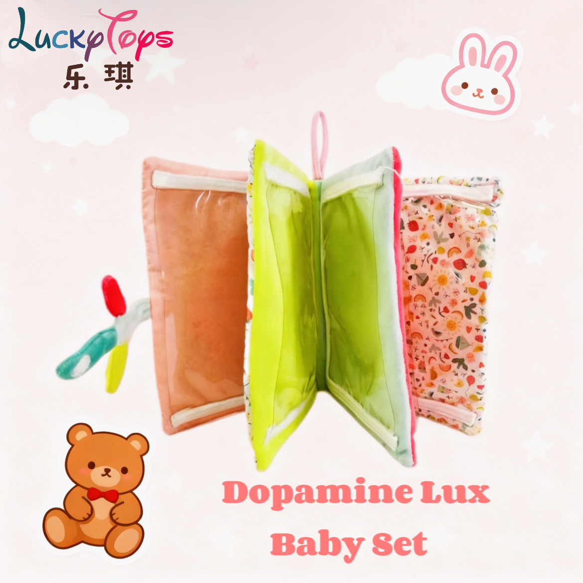 Educational Baby Cloth Book Inside