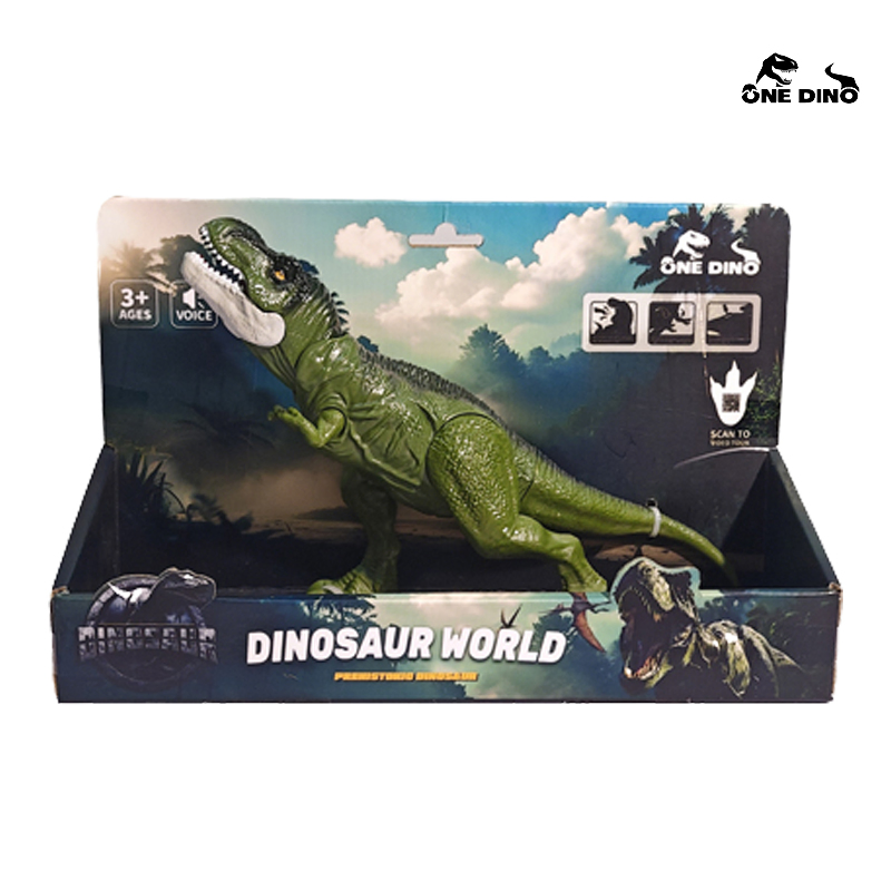 Wholesale Educational Electric Plastic Tyrannosaurus Rex Dinosaur Toy with Sound, Movable Joints and Battery Included Stem Learning Children Kids Gift Toys