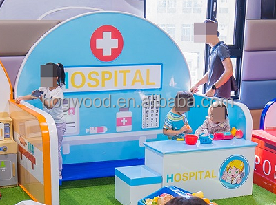 Colorful Themed Role Play House for Kid Amusement Park and Educational Learning Experiences
