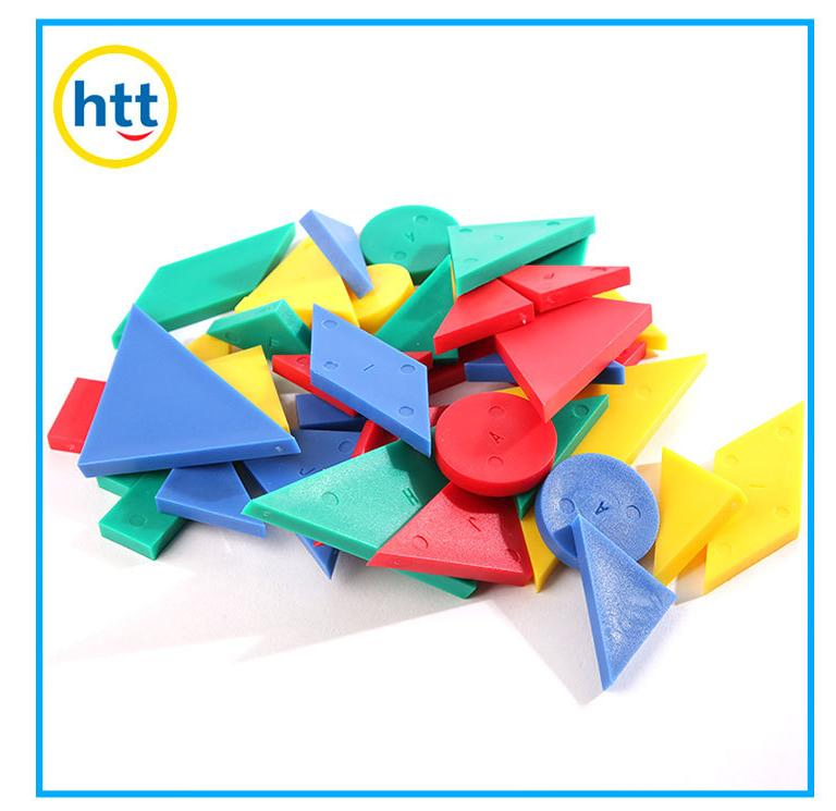 Tangrams Set Learning Educational Toys Plastic Puzzle Kids Learning Toys