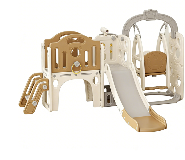 Feelkids Elf Slide Combination Baby Toys Play House Children's Playground Indoor Equipment Plastic Swing Slides Sports Park Home