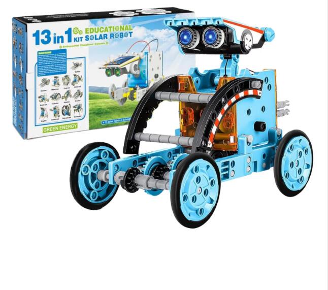 13-in-1 STEM Education Solar Robot Toys Updated Version DIY Kids Science Experiment Activities Robotic Educational Sets for Kids